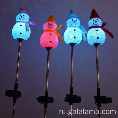 Освещающие праздничные снеговики солнечные тормы